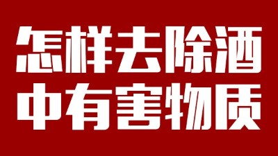 用小型酒廠釀酒設備做酒時，怎樣去除酒中有害物質？